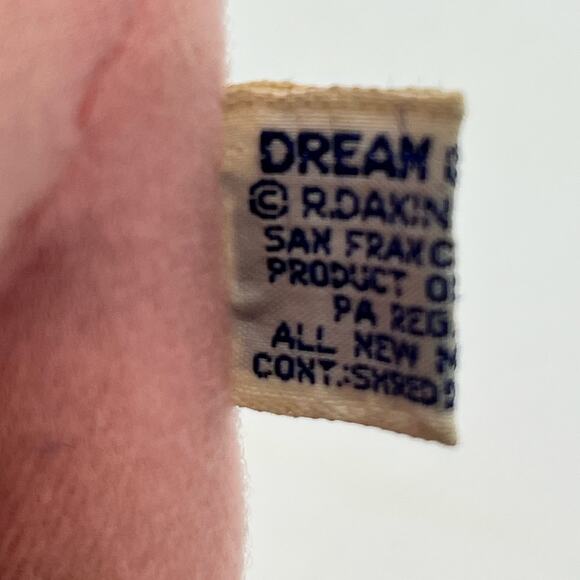 Vintage 70s Dream Pets R.Dakin & Co Dream Pets Pink Elephant Plush Flower Ears - Picture 9 of 11